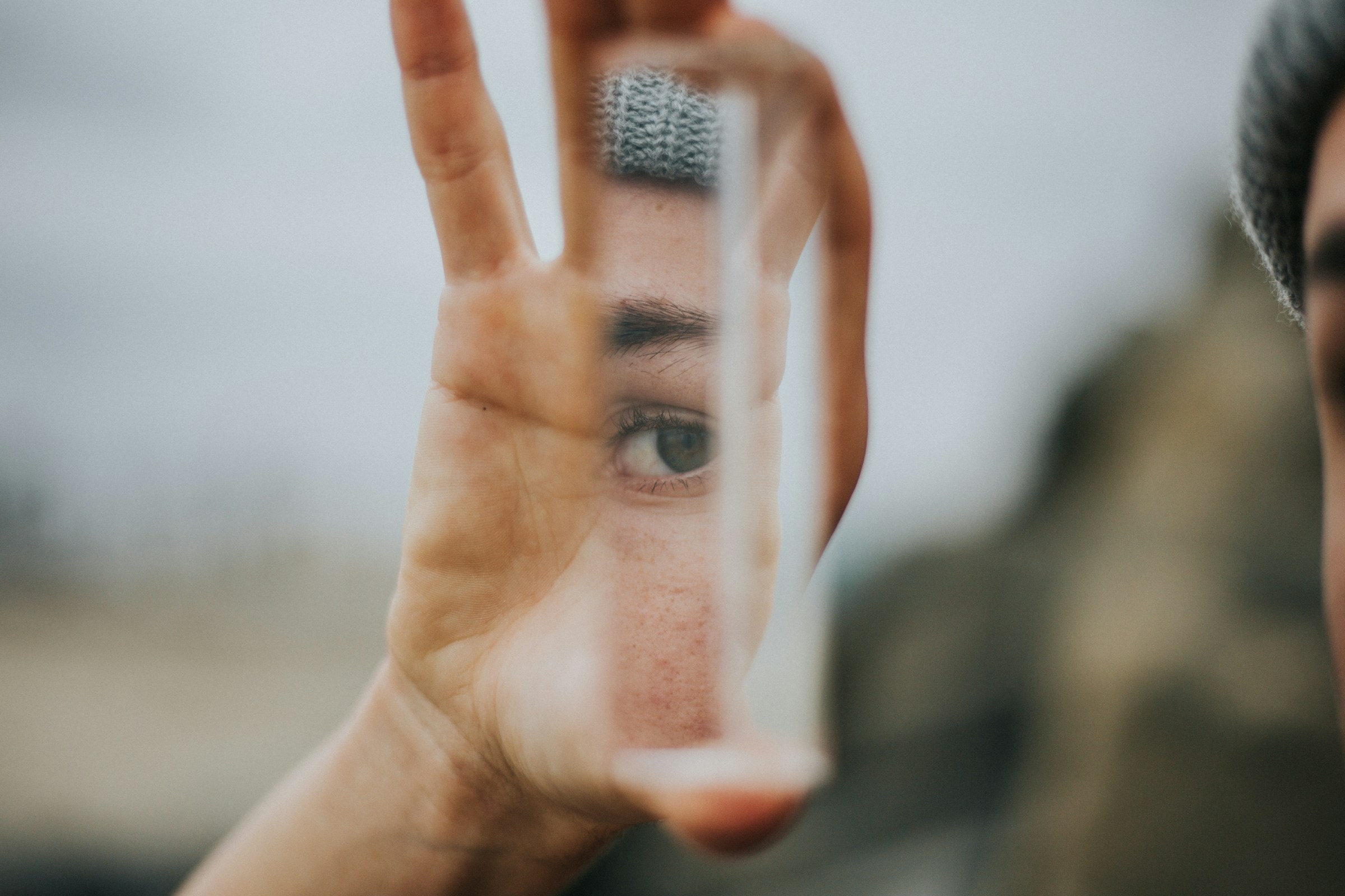 Photo by [Vince Fleming](https://unsplash.com/@vincefleming) on [Unsplash](https://unsplash.com/photos/shallow-focus-of-person-holding-mirror-Vmr8bGURExo)